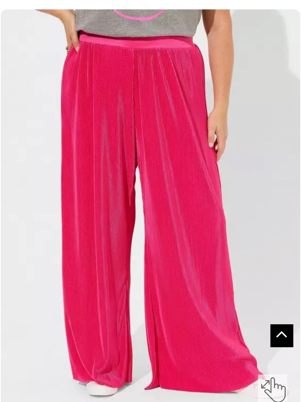 NWT Torrid 2 TALL Pull On Wide Leg Plisse Pant